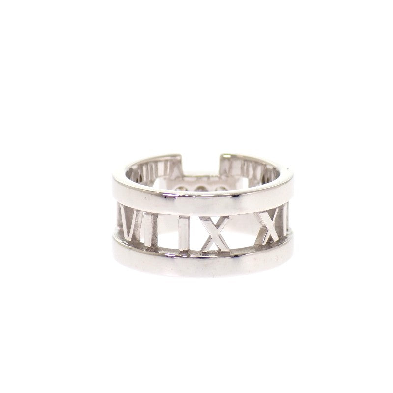 ティファニー TIFFANY&Co. アトラス オープン 8号 リング K18ホワイトゴールド ダイヤモンド レディース【中古】【Aランク】
