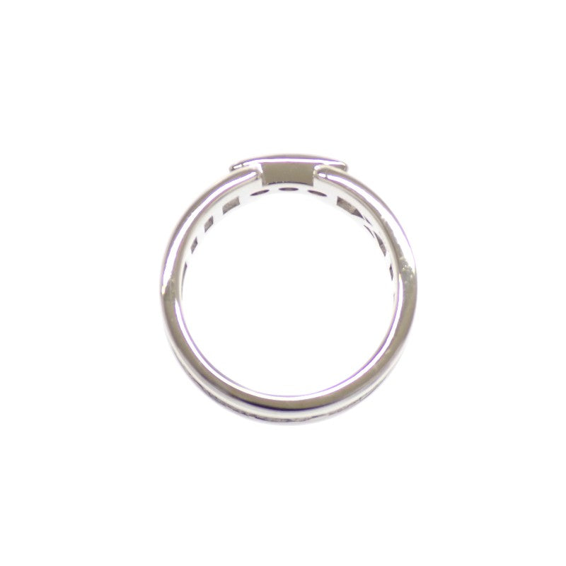 蒂芙尼 TIFFANY&Co. Atlas Open 8號 戒指 K18白金 鑽石 女士【中古】【A級品】