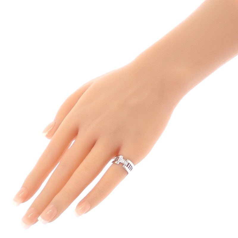ティファニー TIFFANY&Co. アトラス オープン 8号 リング K18ホワイトゴールド ダイヤモンド レディース【中古】【Aランク】
