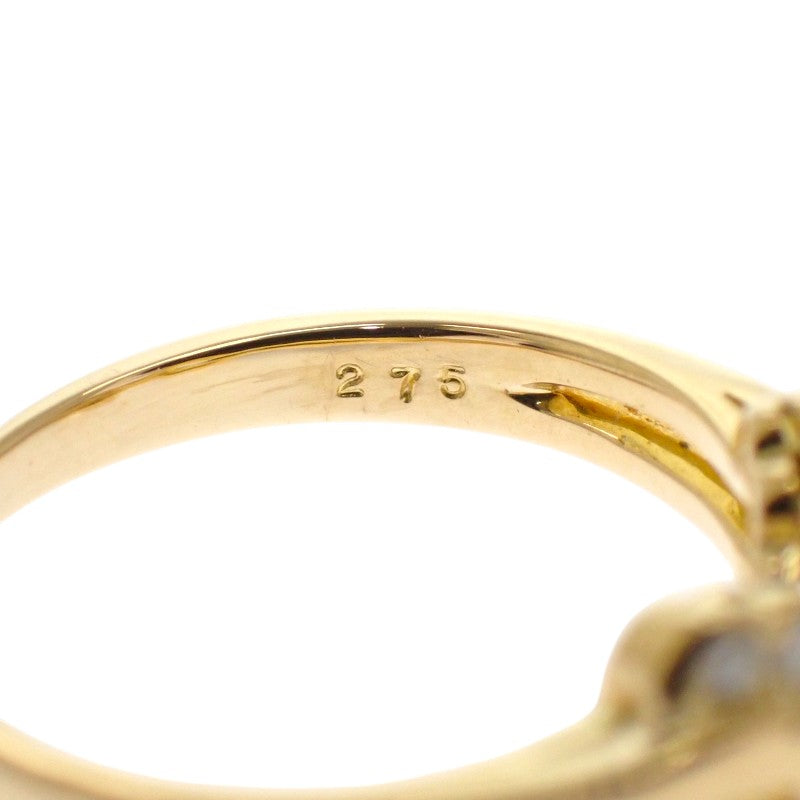 ディオール Dior 10号 リング K18イエローゴールド ゴールド ダイヤモンド レディース【中古】【Aランク】