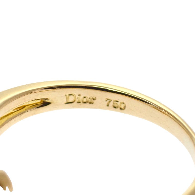 ディオール Dior 10号 リング K18イエローゴールド ダイヤモンド レディース【中古】【Aランク】