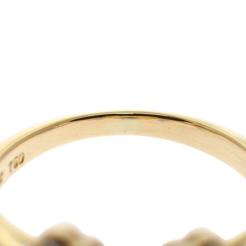 ディオール Dior 10号 リング K18イエローゴールド ダイヤモンド レディース【中古】【Aランク】