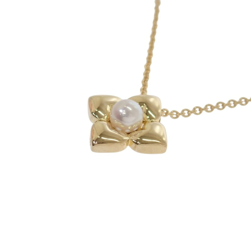 ミキモト MIKIMOTO 1粒パール ペンダント ネックレス K18イエローゴールド パール ゴールド レディース【中古】【Aランク】