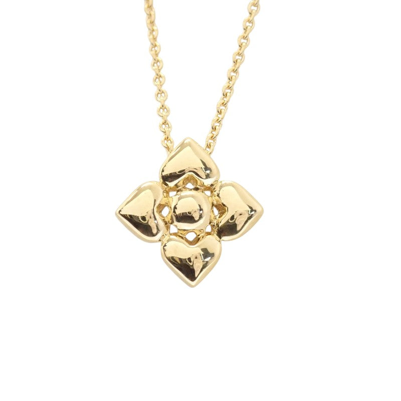 MIKIMOTO 1-Pearl Pendant Necklace K18 Yellow Gold Pearl Gold Ladies 【Used】 【A Rank】