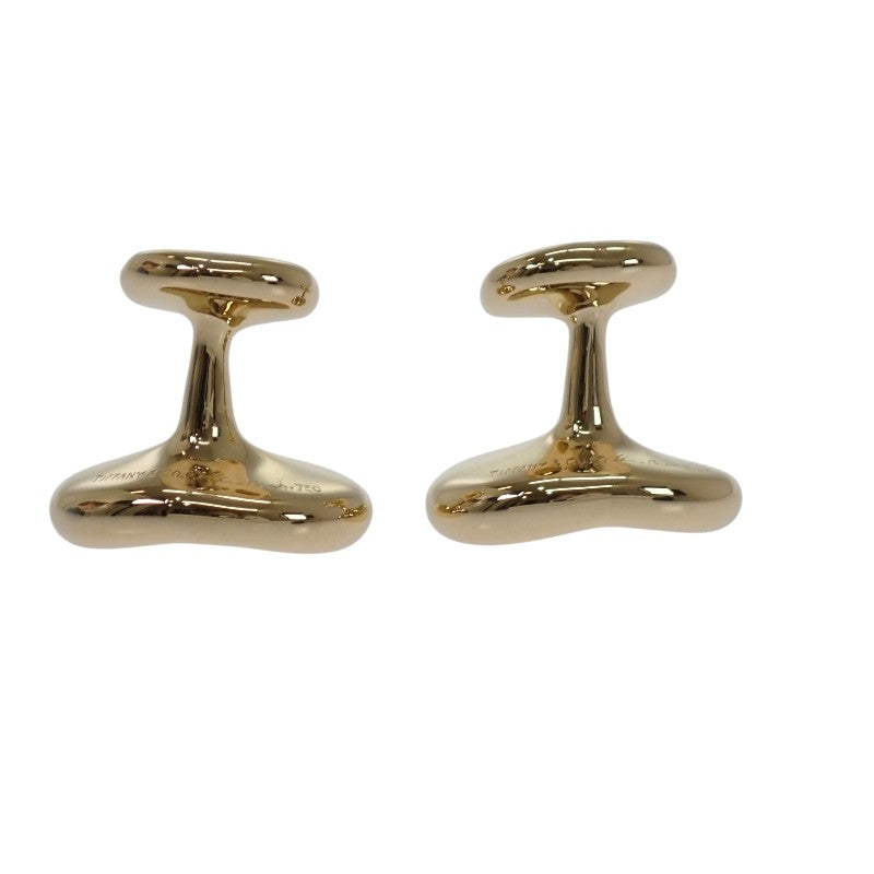 ティファニー TIFFANY&Co. ビーン カフス K18イエローゴールド メンズ レディース【中古】【Aランク】