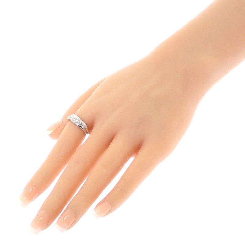 MIKIMOTO 御木本 鑽石 14號 戒指 Pt950鉑金 鑽石 女士【中古】【A級品】