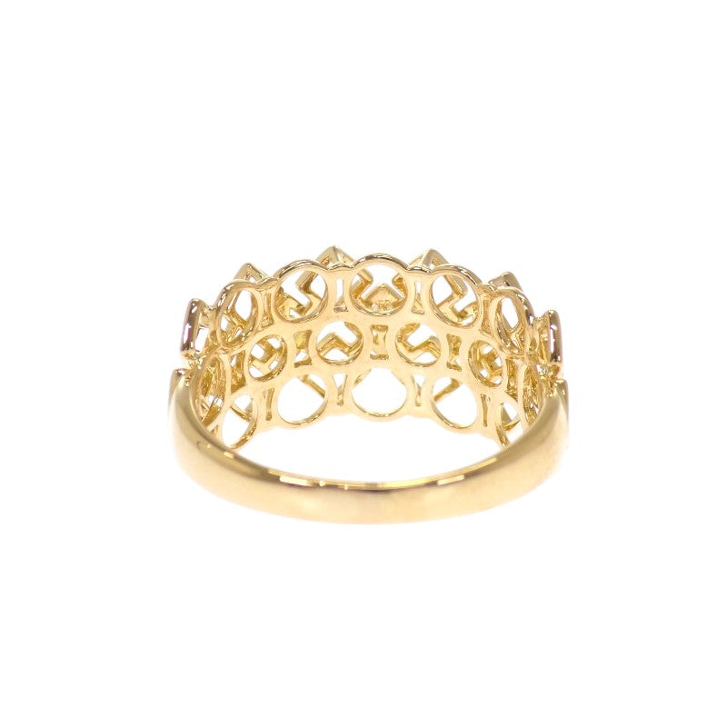 タサキ TASAKI デザイン 19号 リング K18イエローゴールド ダイヤモンド レディース メンズ【中古】【Aランク】