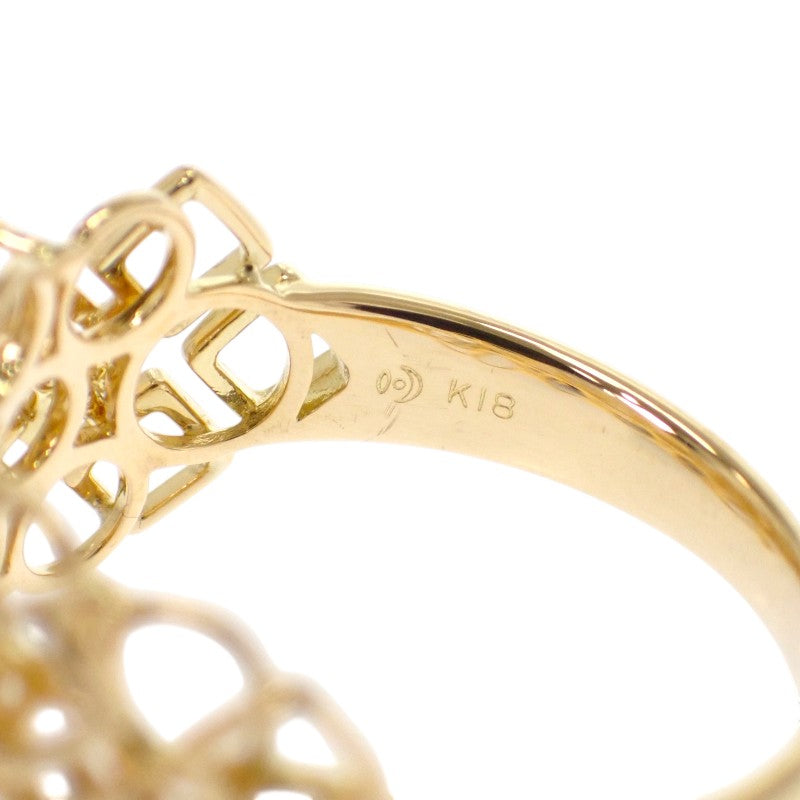 タサキ TASAKI デザイン 19号 リング K18イエローゴールド ダイヤモンド レディース メンズ【中古】【Aランク】