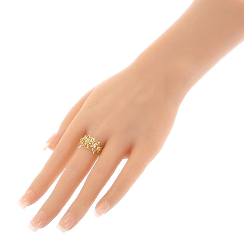 タサキ TASAKI デザイン 19号 リング K18イエローゴールド ダイヤモンド レディース メンズ【中古】【Aランク】