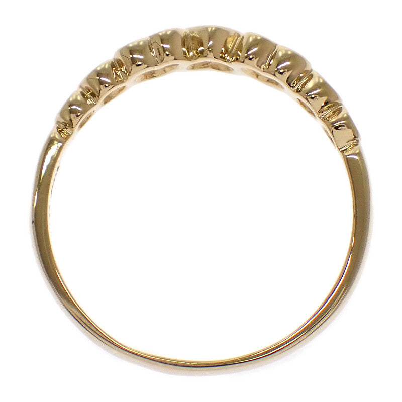 ディオール Dior ハート 14号 リング K18イエローゴールド ダイヤモンド レディース【中古】【Aランク】
