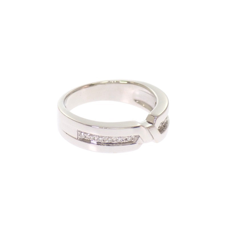 VANDOME Vendome Diamond Ring, Size 11, K18 White Gold, Diamond, Ladies'【Used】【A Rank】