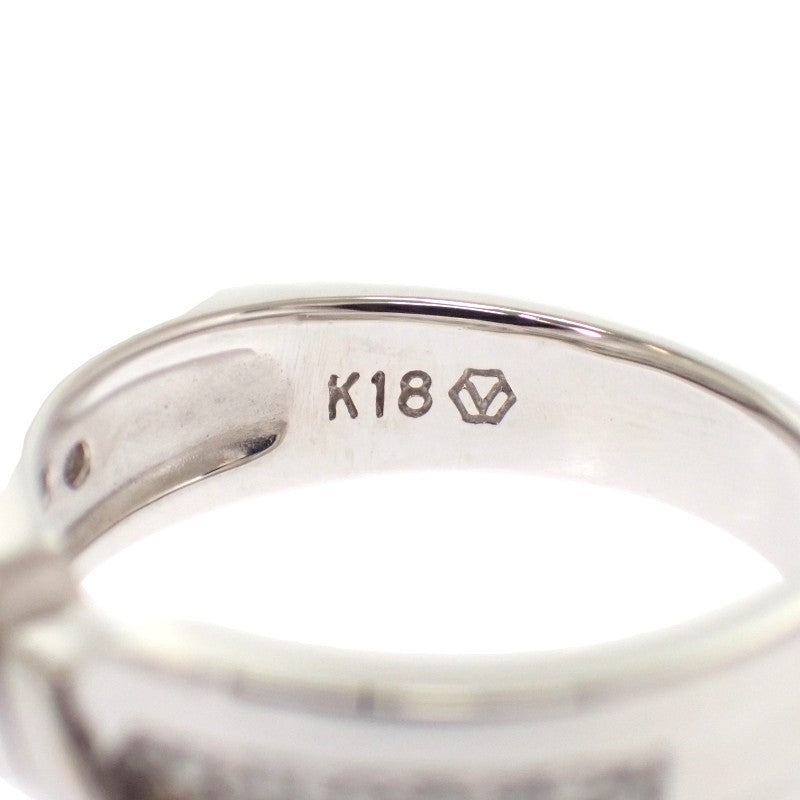 VANDOME Vendome Diamond Ring, Size 11, K18 White Gold, Diamond, Ladies'【Used】【A Rank】