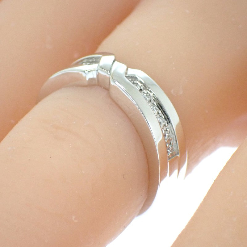 VANDOME Vendome Diamond Ring, Size 11, K18 White Gold, Diamond, Ladies'【Used】【A Rank】