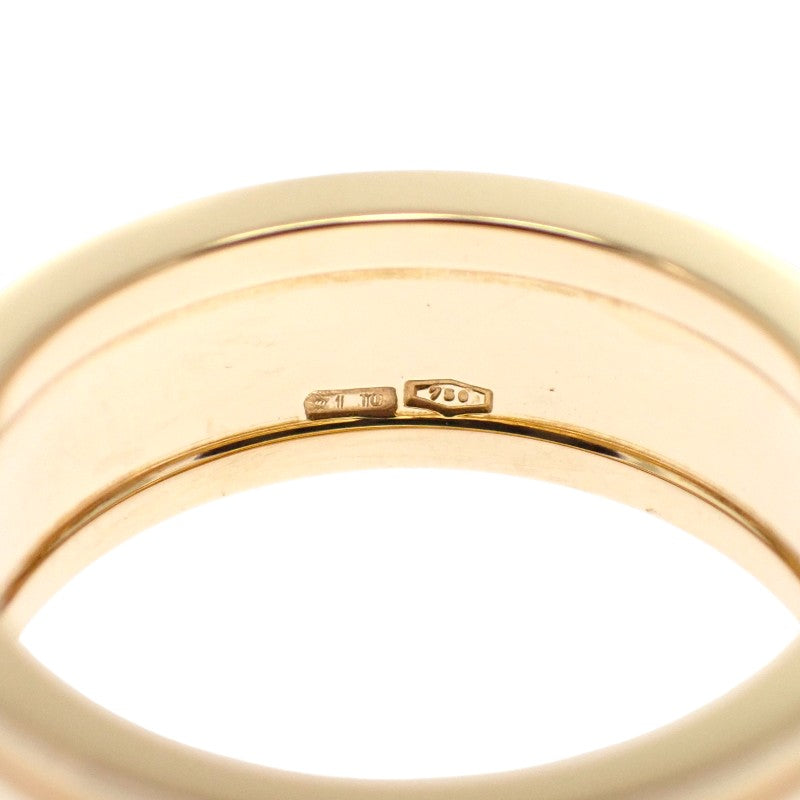 グッチ GUCCI インターロッキングG 11号 リング K18イエローゴールド レディース【中古】【Aランク】