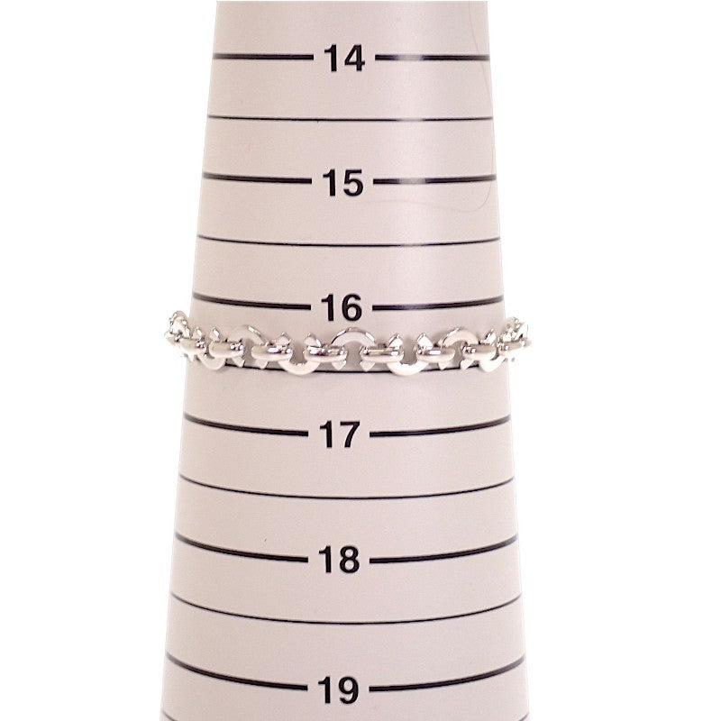 香奈兒 CHANEL COCO C字樣手鍊 K18白金 女款【中古】【A級】
