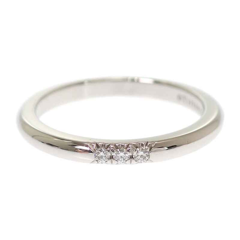 ティファニー TIFFANY&Co. フォーエバー ウェディング バンドリング 5号 61000836 リング Pt950プラチナ ダイヤモンド レディース【中古】【Aランク】