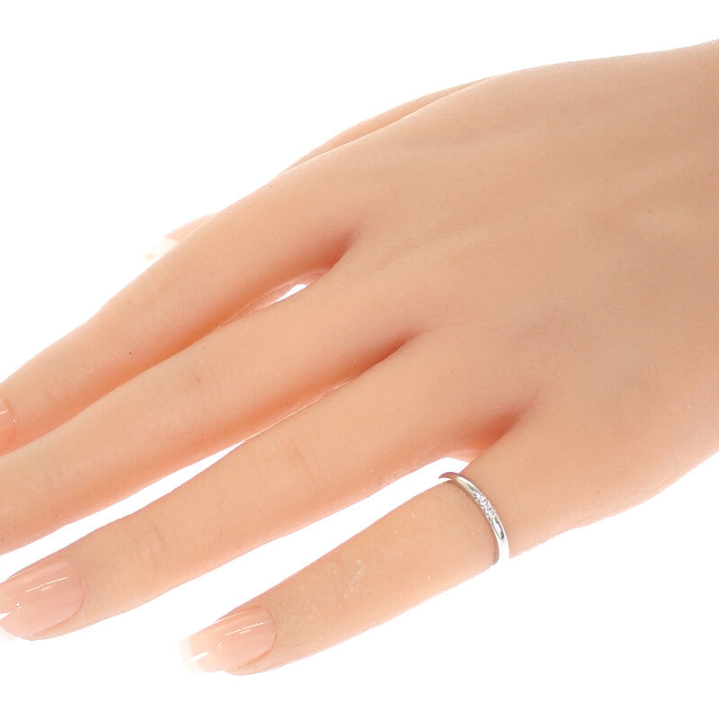 ティファニー TIFFANY&Co. フォーエバー ウェディング バンドリング 5号 61000836 リング Pt950プラチナ ダイヤモンド レディース【中古】【Aランク】