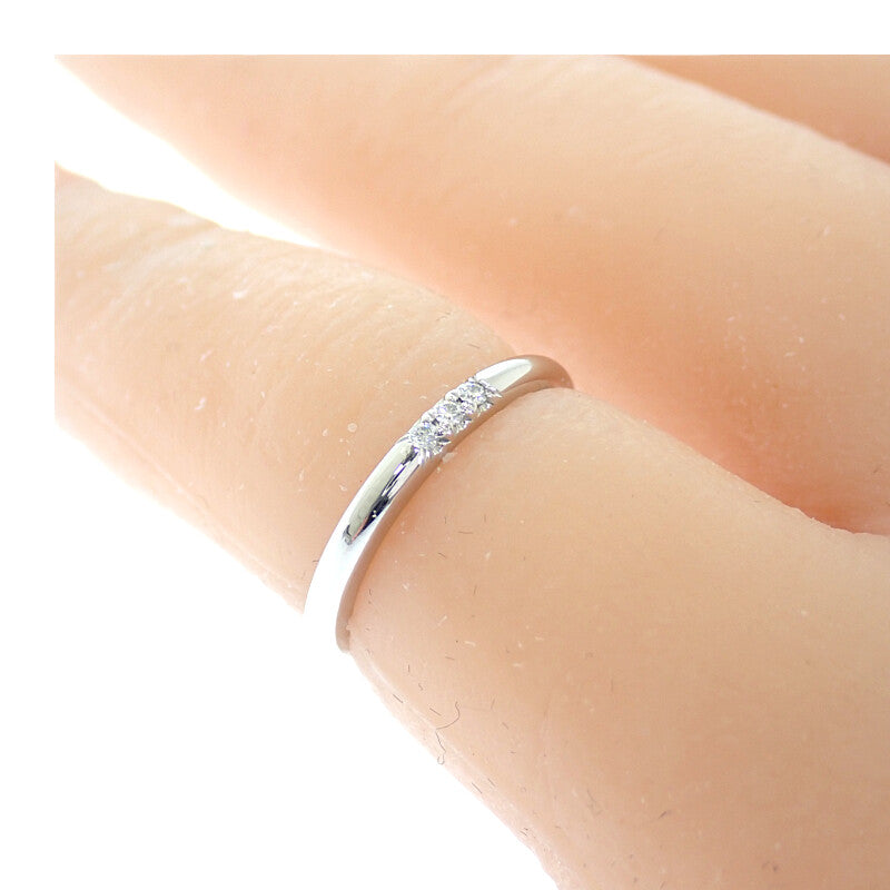 ティファニー TIFFANY&Co. フォーエバー ウェディング バンドリング 5号 61000836 リング Pt950プラチナ ダイヤモンド レディース【中古】【Aランク】
