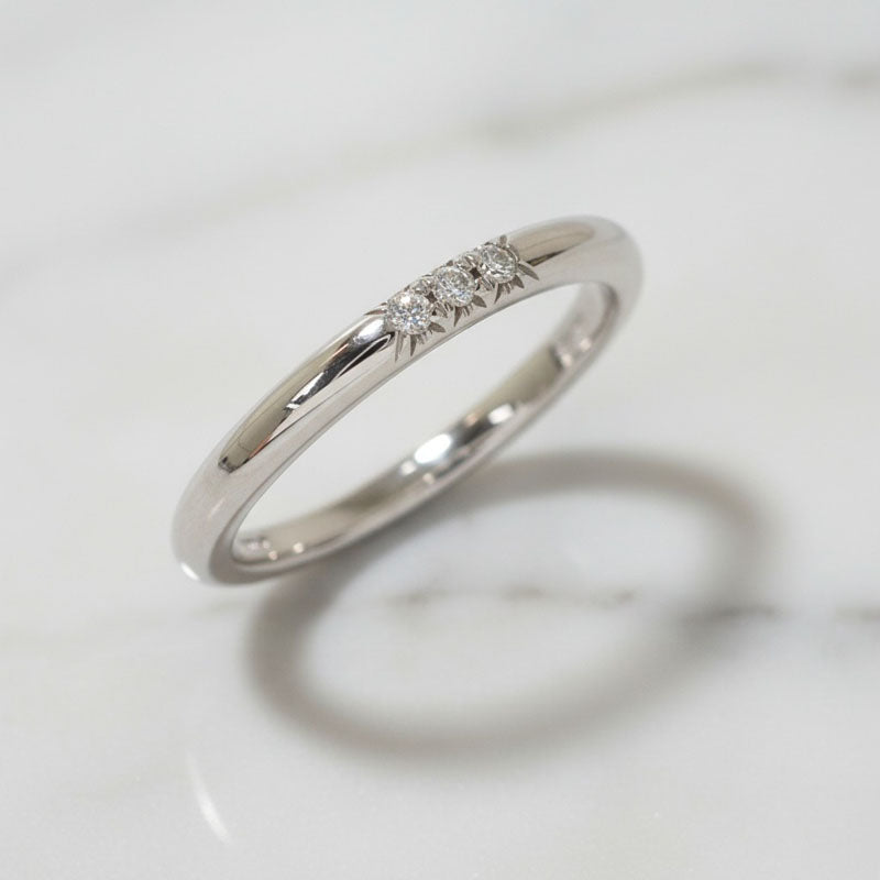 ティファニー TIFFANY&Co. フォーエバー ウェディング バンドリング 5号 61000836 リング Pt950プラチナ ダイヤモンド レディース【中古】【Aランク】