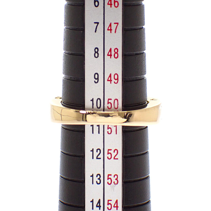 KORLOFF 琺瑯彩 K18 藍寶石 鑽石 10.5號 戒指 K18黃金 鑽石 藍寶石 女士【中古】【A級】