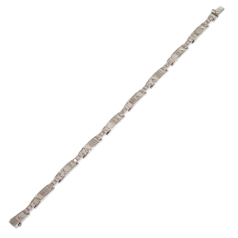ティファニー TIFFANY&Co. アトラス ブレスレット K18ホワイトゴールド ダイヤモンド レディース【中古】【Aランク】