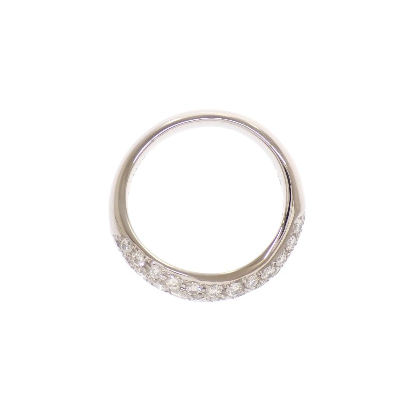 ミラショーン mila schon パヴェダイヤ ウエーブ 13号 リング Pt900プラチナ ダイヤモンド レディース【中古】【Aランク】