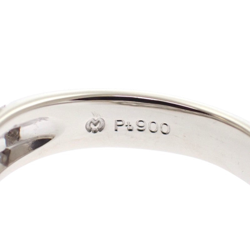 ミラショーン mila schon パヴェダイヤ ウエーブ 13号 リング Pt900プラチナ ダイヤモンド レディース【中古】【Aランク】