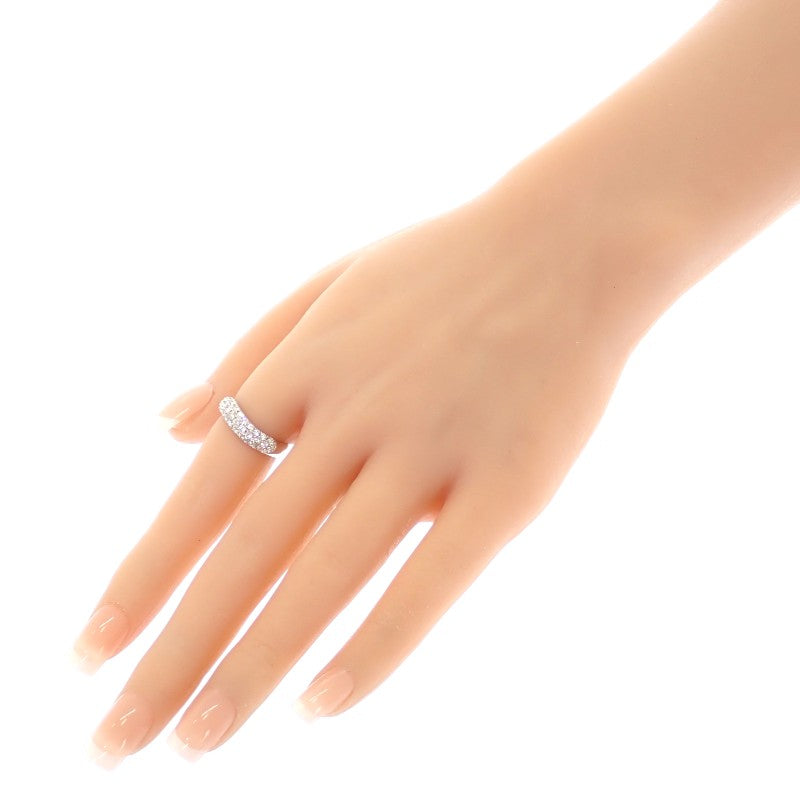 ミラショーン mila schon パヴェダイヤ ウエーブ 13号 リング Pt900プラチナ ダイヤモンド レディース【中古】【Aランク】