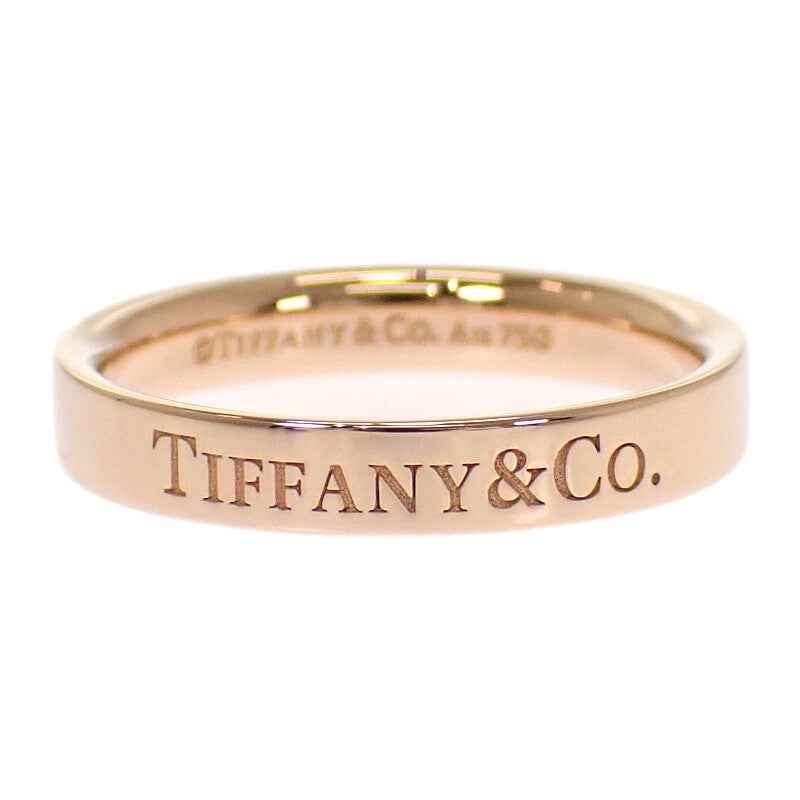 ティファニー TIFFANY&Co. フラット バンド 8.5号 リング K18ピンクゴールド ゴールド レディース【中古】【Aランク】