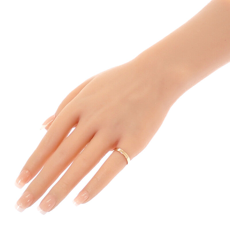 蒂芙尼 TIFFANY&Co. 平面戒環 8.5號 戒指 K18玫瑰金 金色 女士【二手】【A級】