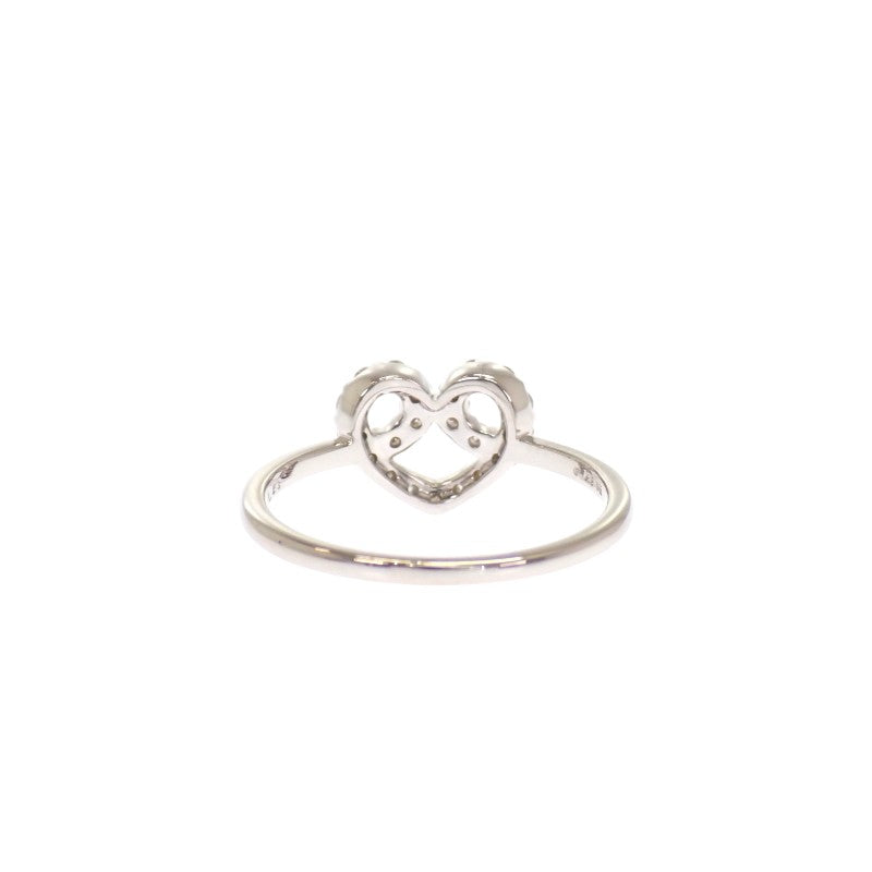 Design Jewelry Heart 11 Ring K18 White Gold Diamond Ladies