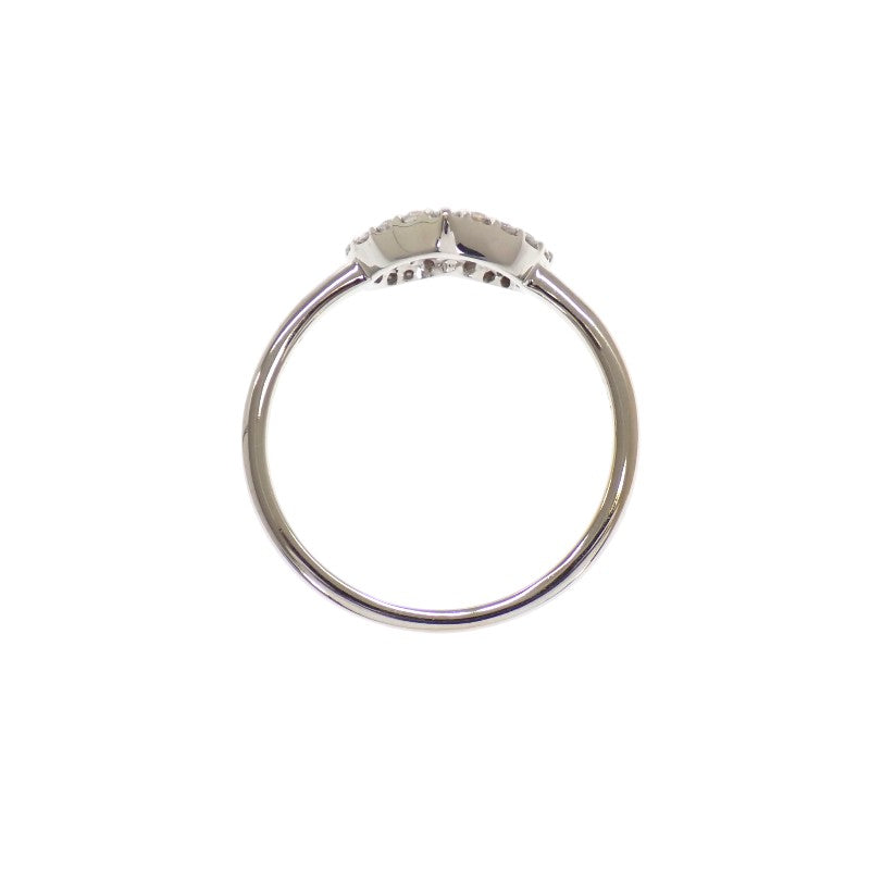 Design Jewelry Heart 11 Ring K18 White Gold Diamond Ladies