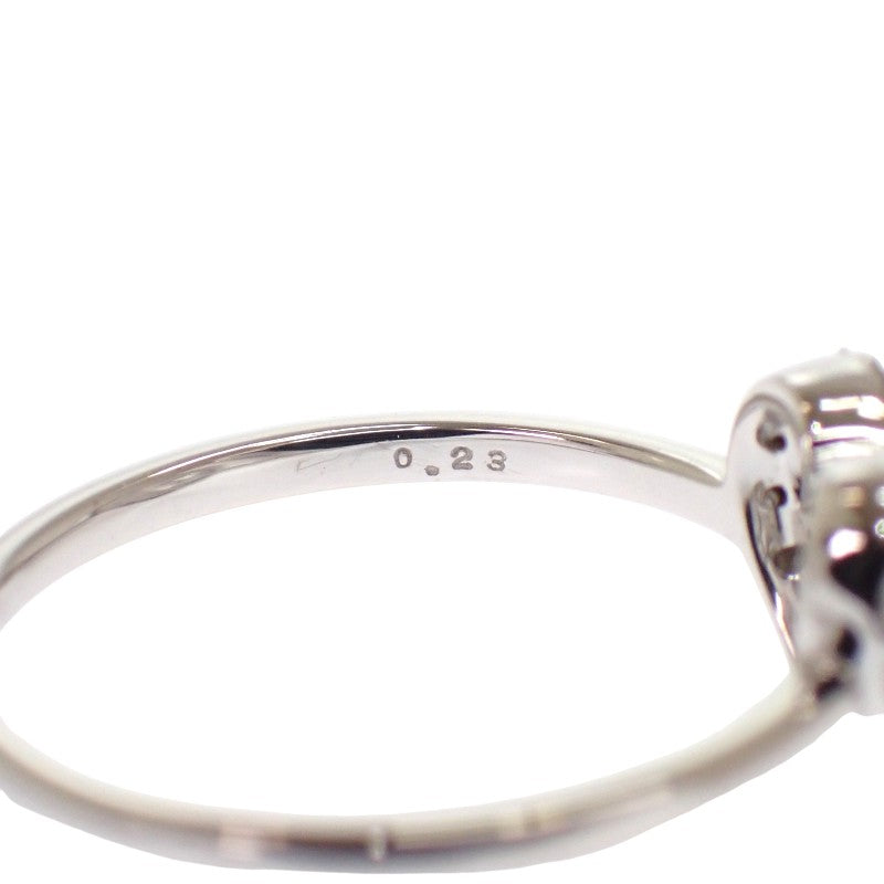Design Jewelry Heart 11 Ring K18 White Gold Diamond Ladies