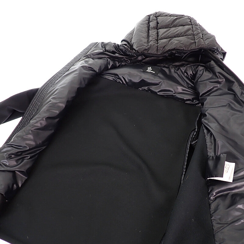 モンクレール MONCLER グルノーブル ダウン切り替え ブルゾン S K20979B00008C9043 ダウンジャケット ナイロン ブラック メンズ【中古】【ABランク】