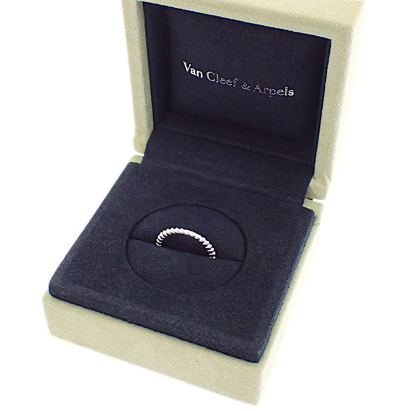 梵克雅寶 Van Cleef & Arpels Perlee Gold Pearl 戒指 6號 VCARPJME46 18K白金 #46 女士【中古】【A級品】