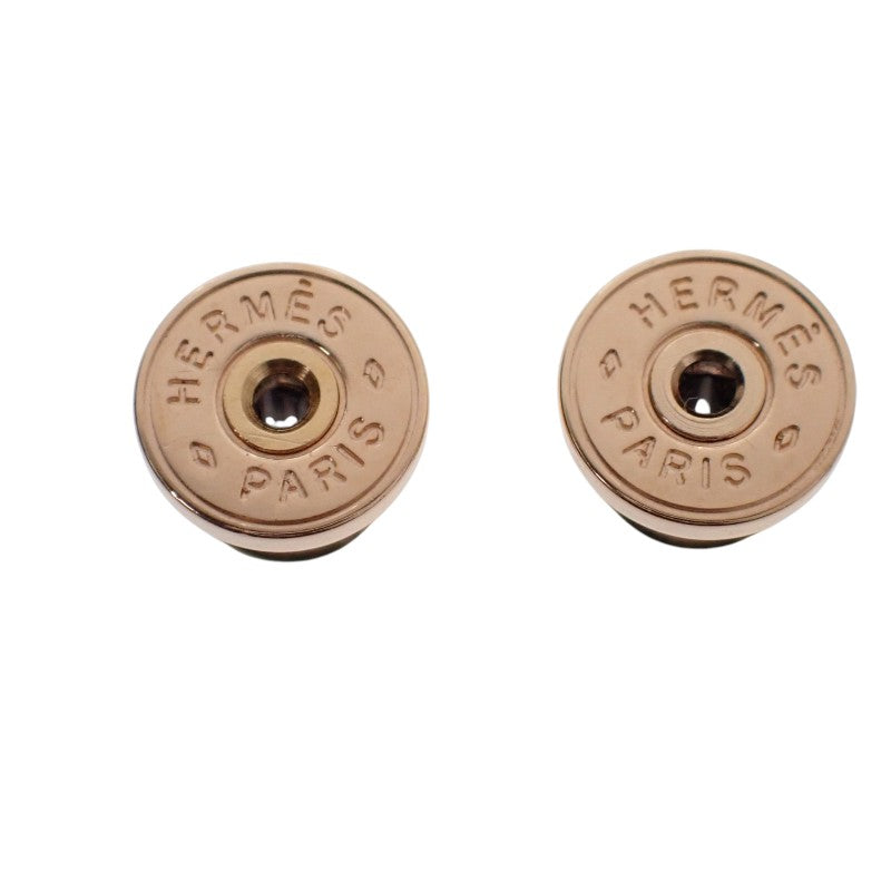 エルメス HERMES ミニ ポップ H H608002FO ピアス メタル ピンクゴールド マロングラッセ レディース【中古】【Aランク】