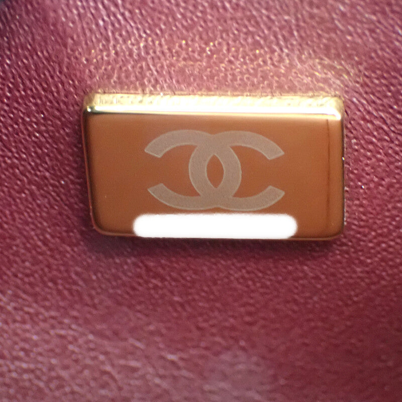 シャネル CHANEL 11.12 クラシック A01112_Y01864_C3906 ショルダーバッグ キャビアスキン ブラック ゴールド金具 レディース【中古】【SAランク】
