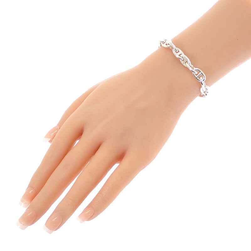 愛馬仕 HERMES Chaine d'Ancre PM 錨鍊手鍊 18節 H101993B 純銀925 銀色 女款 男款 中性款【二手】【A級】