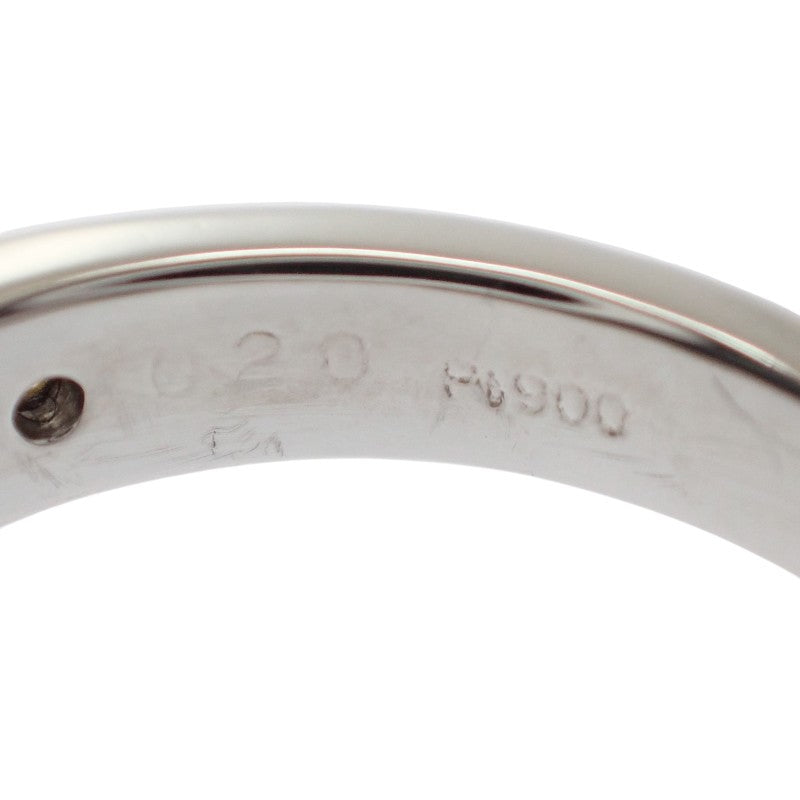 デザインジュエリー ハーフエタニティ 11号 リング Pt900プラチナ ダイヤモンド レディース メンズ ユニセックス【中古】【ABランク】
