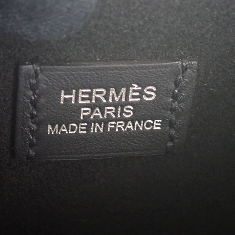 エルメス HERMES アルソン スリム K刻印 H087032CK ショルダーバッグ トゴ ヴォースイフト ブラック シルバー金具 レディース【中古】【SAランク】