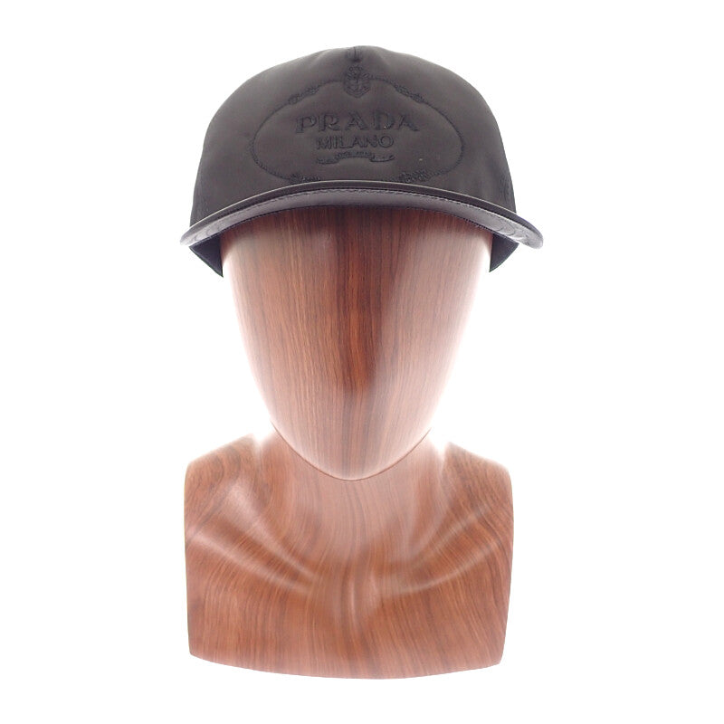 プラダ PRADA Re-Nylon ベースボール S 1HC179_2DMI_F0002 キャップ ナイロン ブラック メンズ レディース【中古】【Aランク】