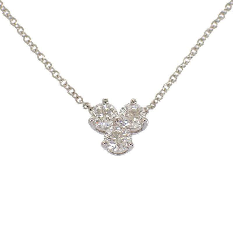ティファニー TIFFANY&Co. アリア ペンダント ネックレス Pt950プラチナ ダイヤモンド レディース【中古】【Aランク】