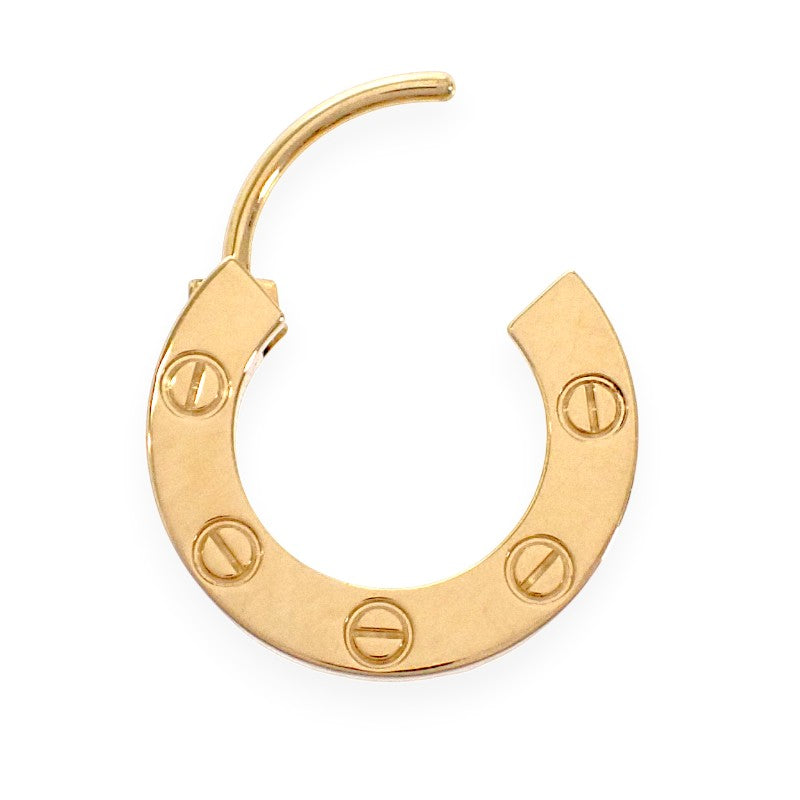 カルティエ CARTIER LOVE Single Online Exclusive B8301423 Earrings K18 Yellow Gold Gold Ladies【Used】【A Rank】