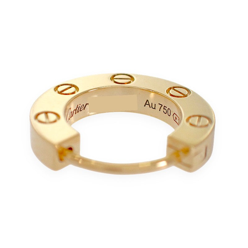 カルティエ CARTIER LOVE Single Online Exclusive B8301423 Earrings K18 Yellow Gold Gold Ladies【Used】【A Rank】