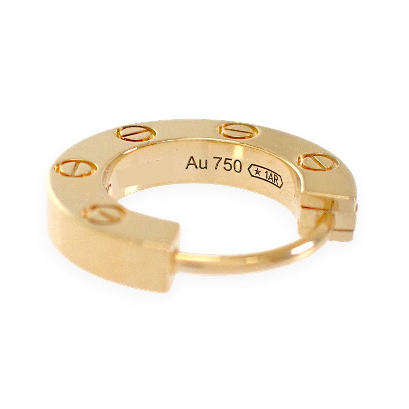 カルティエ CARTIER LOVE Single Online Exclusive B8301423 Earrings K18 Yellow Gold Gold Ladies【Used】【A Rank】