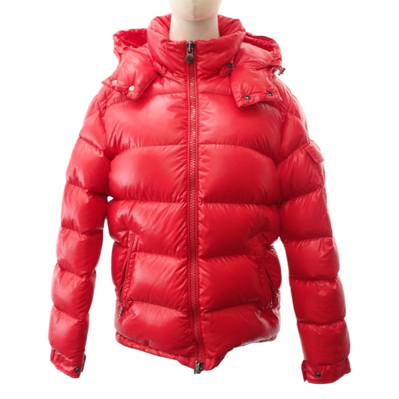 モンクレール MONCLER MAYA マヤ 1 C20914036605 68950 ダウンジャケット ナイロン ダウン90%/フェザー10% レッド メンズ【中古】【ABランク】