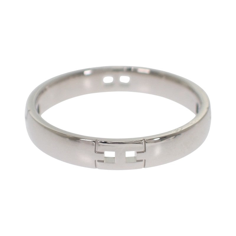エルメス HERMES ヘラクレス 18号 リング K18ホワイトゴールド #59 メンズ【中古】【Aランク】