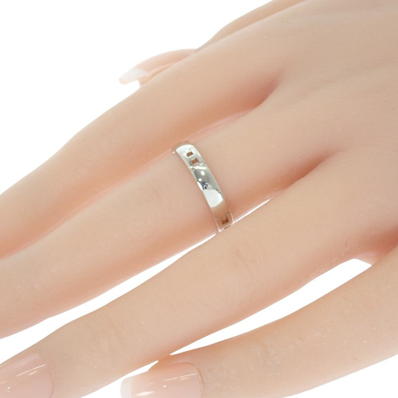 エルメス HERMES ヘラクレス 18号 リング K18ホワイトゴールド #59 メンズ【中古】【Aランク】