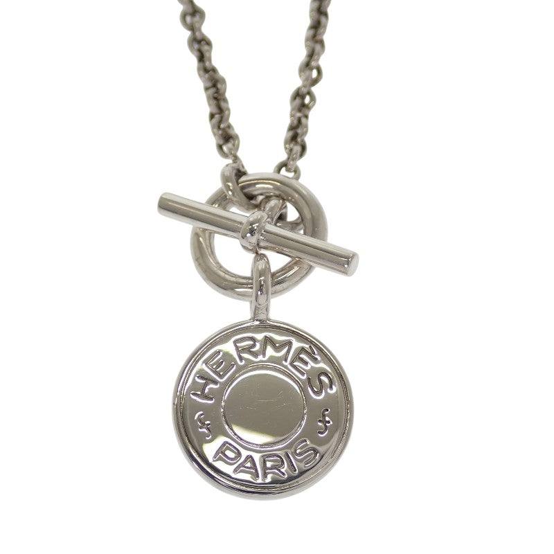 エルメス HERMES アミュレット エクスリブリス H104143B ネックレス シルバー925 レディース ユニセックス【中古】【Aランク】
