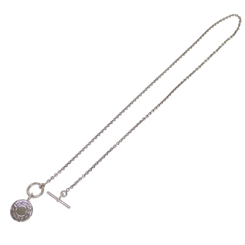 愛馬仕 HERMES Amulette Ex-Libris H104143B 項鍊 純銀925 女士 中性款【二手】【A級品】
